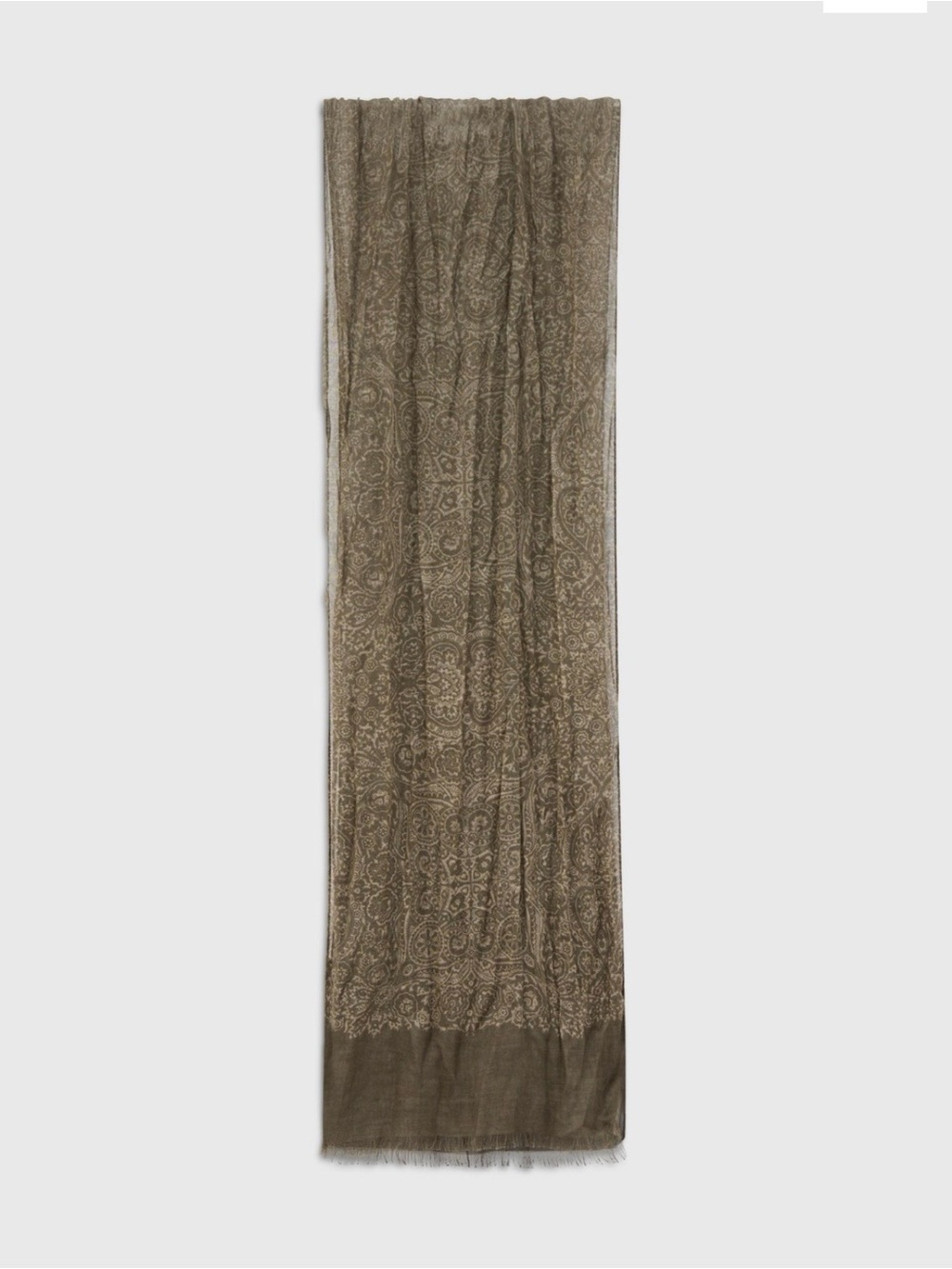 John Varvatos Olive Paisley Men's Scarf